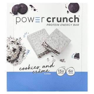 Barras Energéticas de Proteína Sabor Cookies and Crème 12 Barras de 40 g c/u