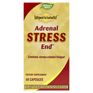Fatigued to Fantastic!, Apoyo Adrenal para Estrés, 60 cápsulas