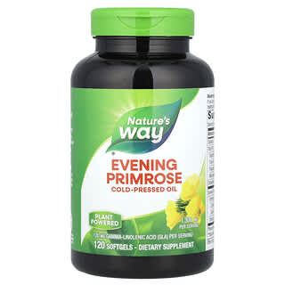 Evening Primrose, Cold-Pressed Oil, 1,300 mg, 120 softgels