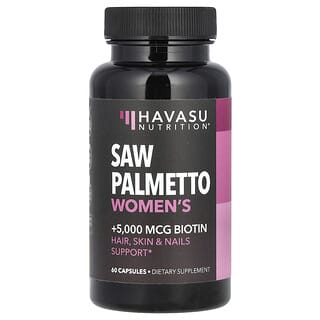 Saw Palmetto Mujer + Biotina, 60 caps