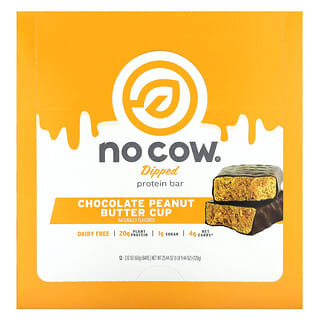 Barras de Proteína Cubiertas Sabor Chocolate Peanut Butter Cup 12 Barras de 60 g c/u
