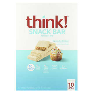 Barras Snack de Proteína Sabor Masa de Cupcake 10 Barras de 40 g c/u