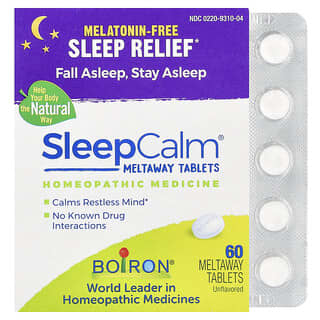 SleepCalm®, Unflavored, 60 Meltaway tabletas
