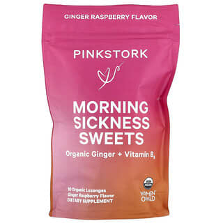Morning Sickness Sweets, Ginger Raspberry, 30 Organic lozenges