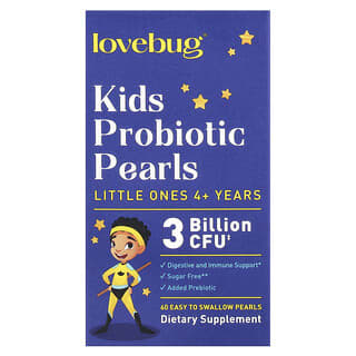 Para Niños Probióticos Pearls, 4+ Years, 3 Billion CFU 60 Perlas