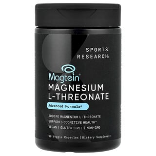 Sports Research, Magnesio L-Treonato Magtein (666 mg). 90 caps