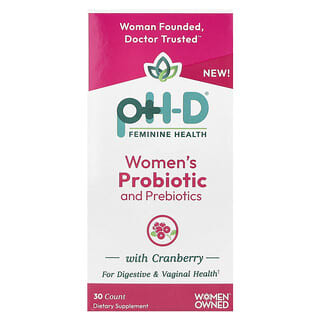 Mujer Probiotic and Prebiotics with Cranberry, 30 caps