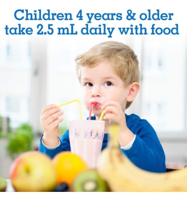 Omega 3 líquido para Niños, sabor Fresa, 57.5 ml.