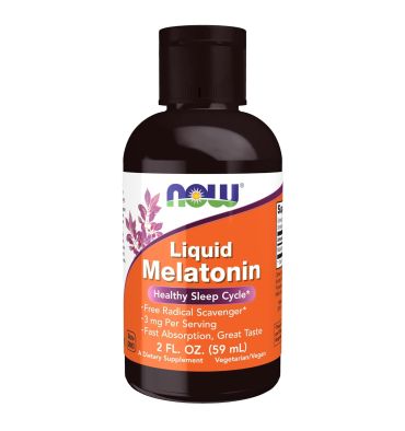 Melatonina Líquida 3 mg, rápida Absorción. 2 oz.