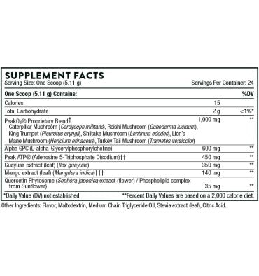 Pre Workout Elite Mezcla de Hongos. 122 gr.