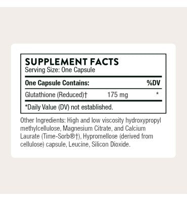 Thorne Glutathione SR Sport Certificated. 60 Caps