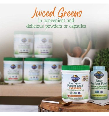 Garden of Life, Perfect Food Mezcla de Verdes Orgánicos. 279 gr.