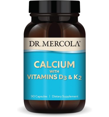 Calcio con Vitamina D3 y K2, Bienestar Femeninoorte Huesos y Corazòn. 2 opc