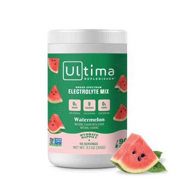 Ultima Replenisher, Mezcla de Electrolitos sin azúcar, sin calorías, sabor Sandía. 3 opc