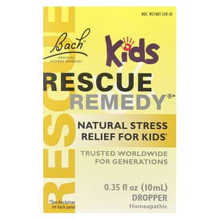 Rescue Remedy Dropper Niños, Soporte Natural del Estrés, 0.35 fl oz (10 ml)