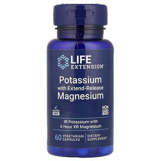 Potassium with Extend-Release Magnesio, 60 cápsulas vegetales