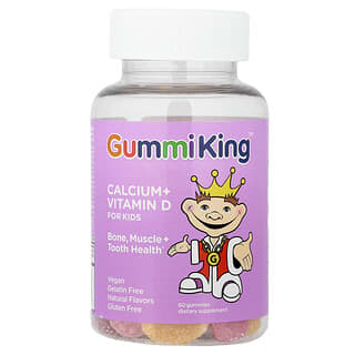 Calcium + Vitamina D gummies para Niños, 60 gummies