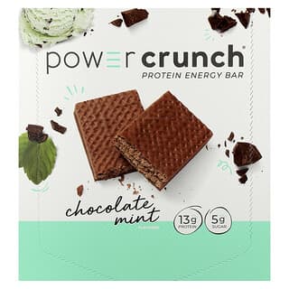 Barras Energéticas de Proteína Sabor Chocolate con Menta 12 Barras de 40 g c/u