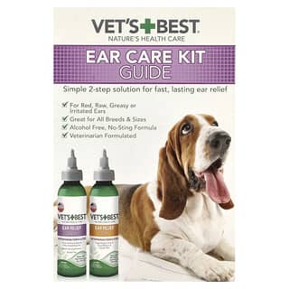 Ear Care Kit, para Perros, 2 Bottles, 4 fl oz (118 ml) Each