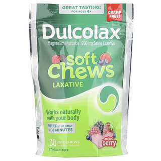 Soft Chews Laxative, para edades 4+, Mixed Berry, 30 Soft Chews