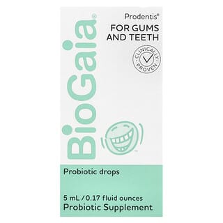 Prodentis, Probiótico gotas, para Gums y Teeth, 200 Million CFU, 0.17 fl oz (5 ml)