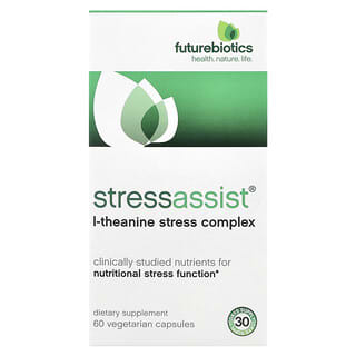 Stressassist, L-Theanine Stress Complex, 60 cápsulas vegetarianas