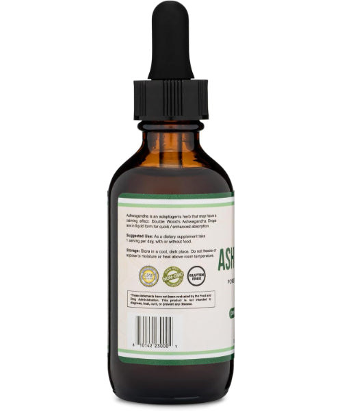 Double Wood Supplements, Ashwagandha líquida. 60 ml.