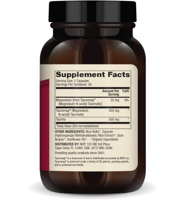 Taurina Advanced 500 mg. 60 caps