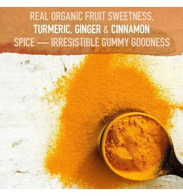 Garden of Life Organics, Cúrcuma y Gengibre, Soporte para Inflamación. 120 Gomitas