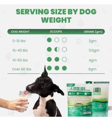 K9 Péptidos de Colágeno Grass Fed con Biotina para Perros.284.5 gr