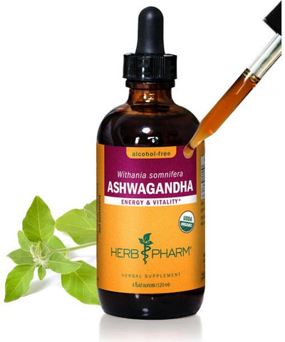 Herb Pharm, Raíz de Ashwagandha Orgánica, líquida. 30 y 120 ml.