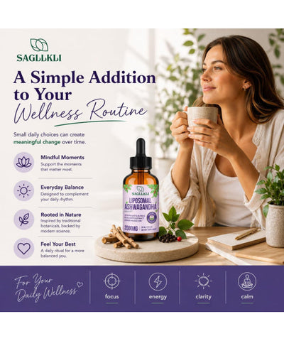 Saglikli, Extracto de Raíz de Ashwagandha con Pimienta Negra, líquida. 60 ml.