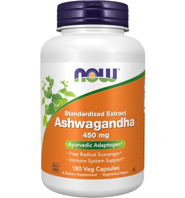 Ashwagandha 450 mg, 180 Vcaps