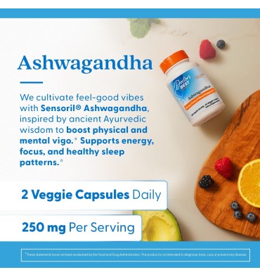 Doctor´s Best, Ashwagandha 125 mg. 60 Vcaps