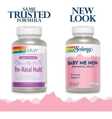 Multivitamínico Prenatal, Baby Me Now.