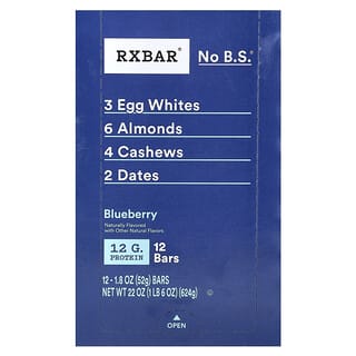Barras de Proteína Sabor Blueberry 12 Barras de 52 g c/u