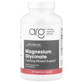 Metabolic Maintenance, Glicinato de Magnesio. 180 caps