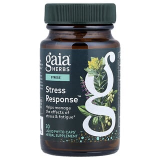 Gaia Herbs, Stress Response. 30 Liquid caps