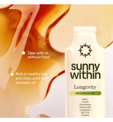 Sunny Within, Longevity Cellular Health Supplement. 30 pack