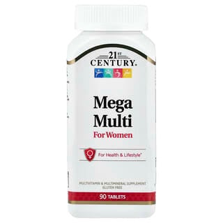 Mega Multivitamínico para Mujer, 90 tabs