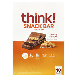 Barras Snack de Proteína Sabor Caramelo Salado 10 Barras de 40 g c/u