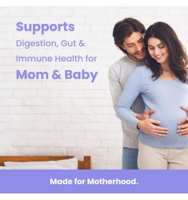 Probióticos y Prebióticos Prenatal 30 billones, apoyo para Mamá y Bebe. 30 caps