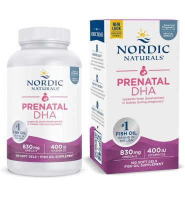 Omegas Prenatal DHA + Vitamina D3. 2 opc