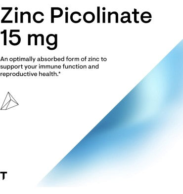 Picolinato de Zinc 15 mg. 60 caps.