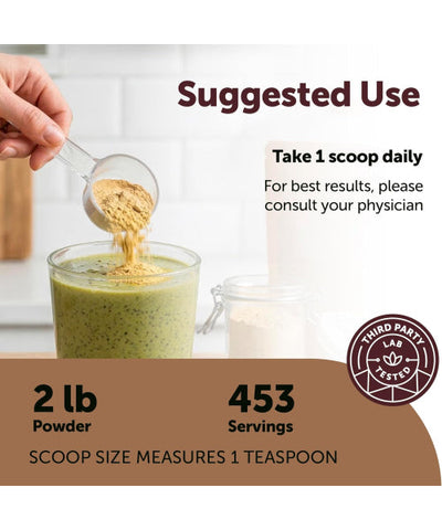 Micro Ingredients, Polvo de Raíz de Ashwagandha Orgánico. 907 gr