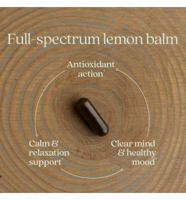 New Chapter Lemon Balm Force con bálsamo de limón. 30 caps