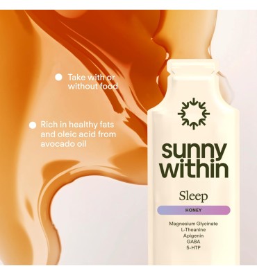 Sunny Within, Glicinato de Magnesio para Descanso, libre de Melatonina. 30 pack