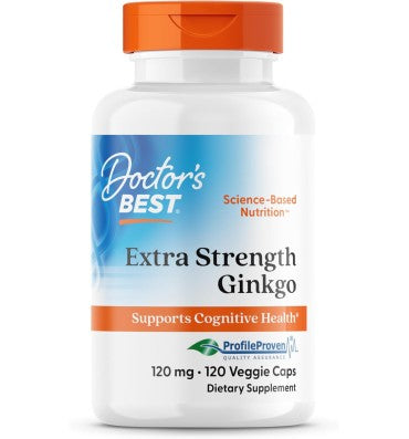 Ginko Biloba Premium Extra Fuerte, Soporte Función Mental y Memoria. 3 opc