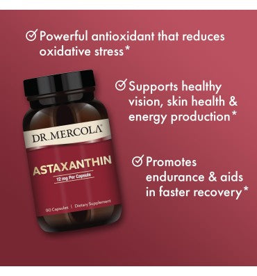 Astaxanthin Orgànico (12 mg) Potente Antioxidante. 2 opc