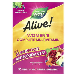 Alive! Mujer Complete Multivitamínico, 50 tabs